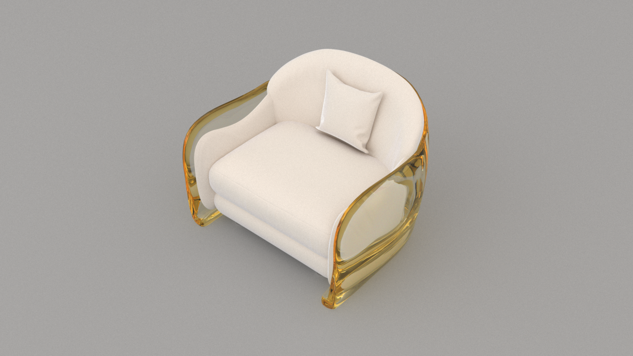 A big single seat sofa