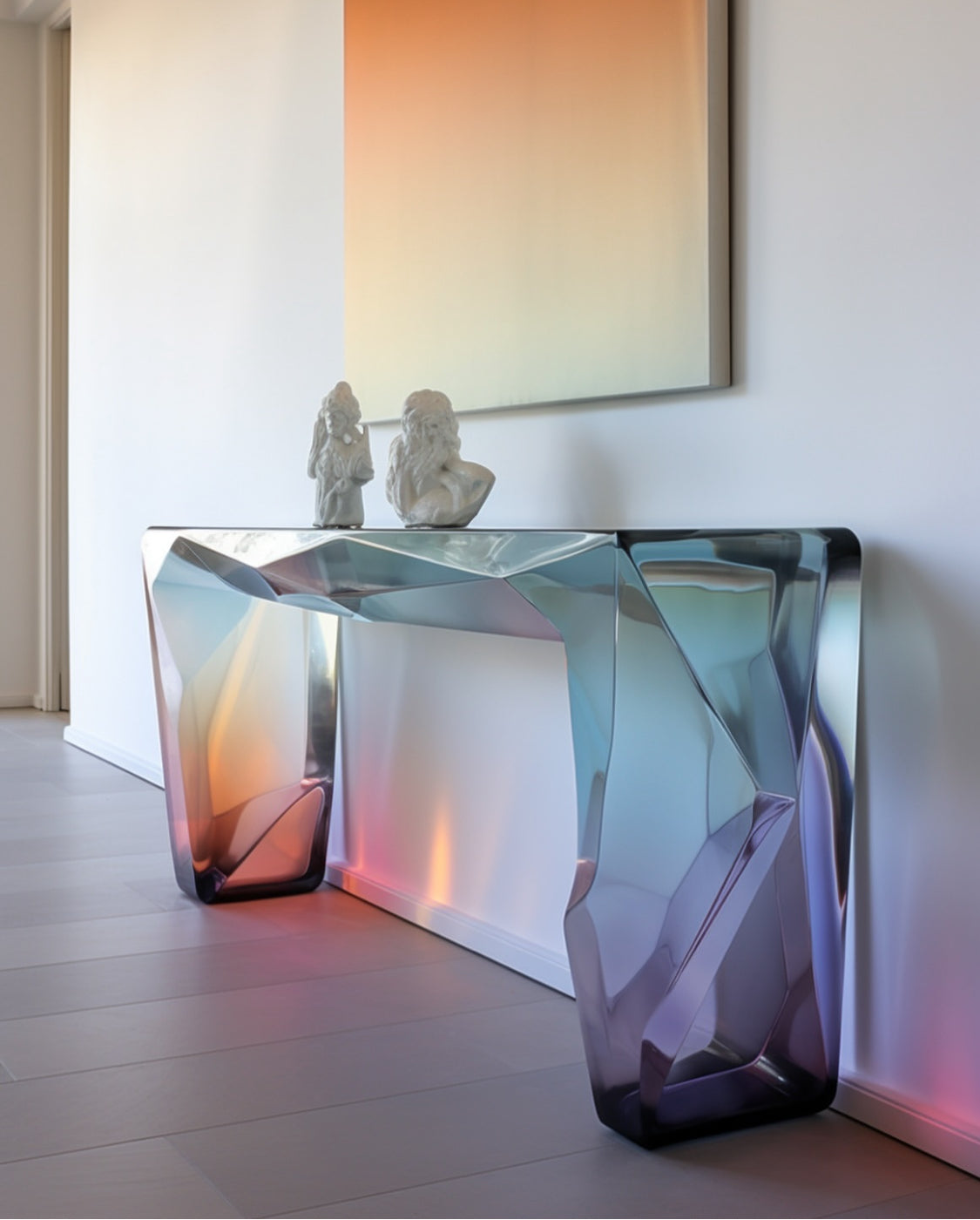 Crystal console table