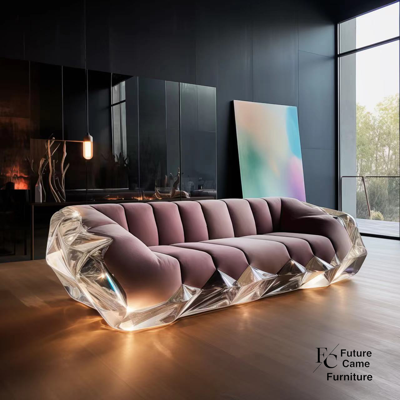 Crystal sofa