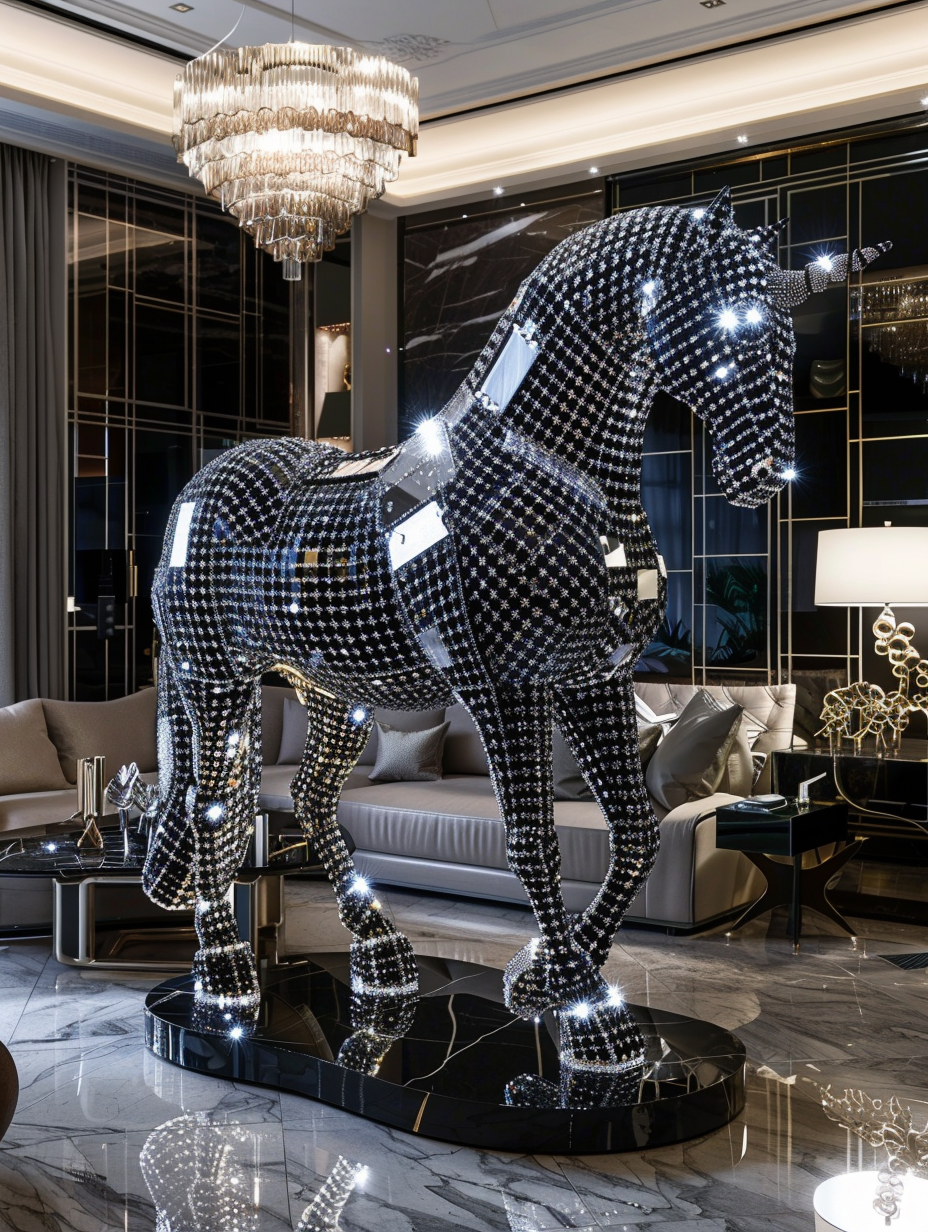 Diamond horse