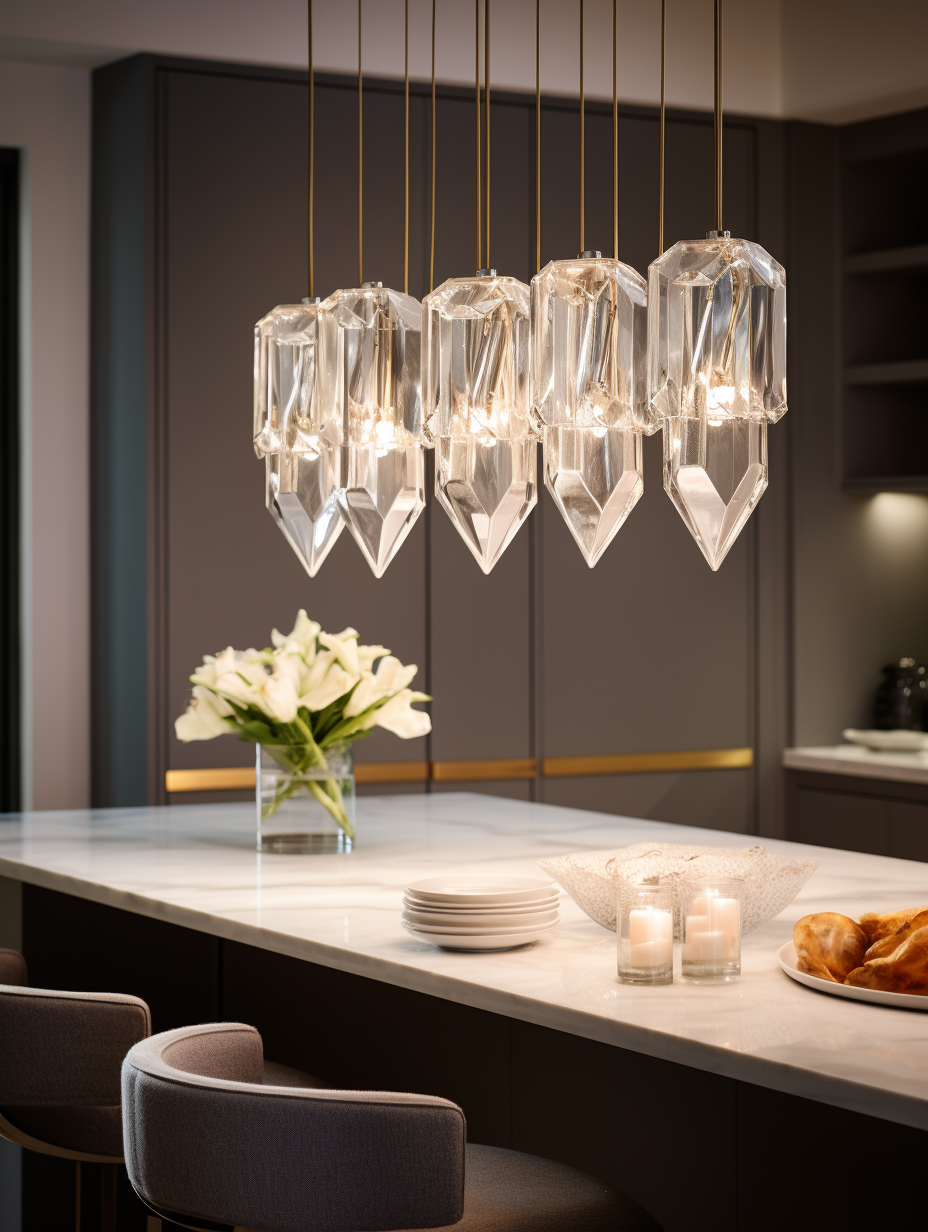 Diamond chandelier