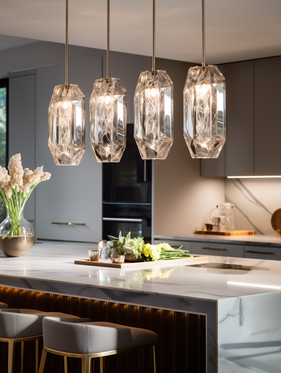 Diamond chandelier