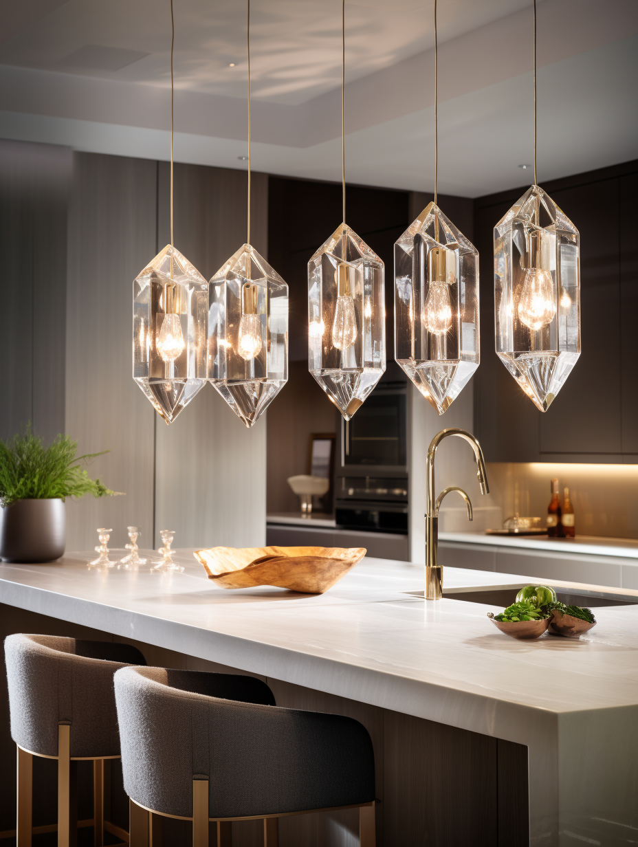 Diamond chandelier