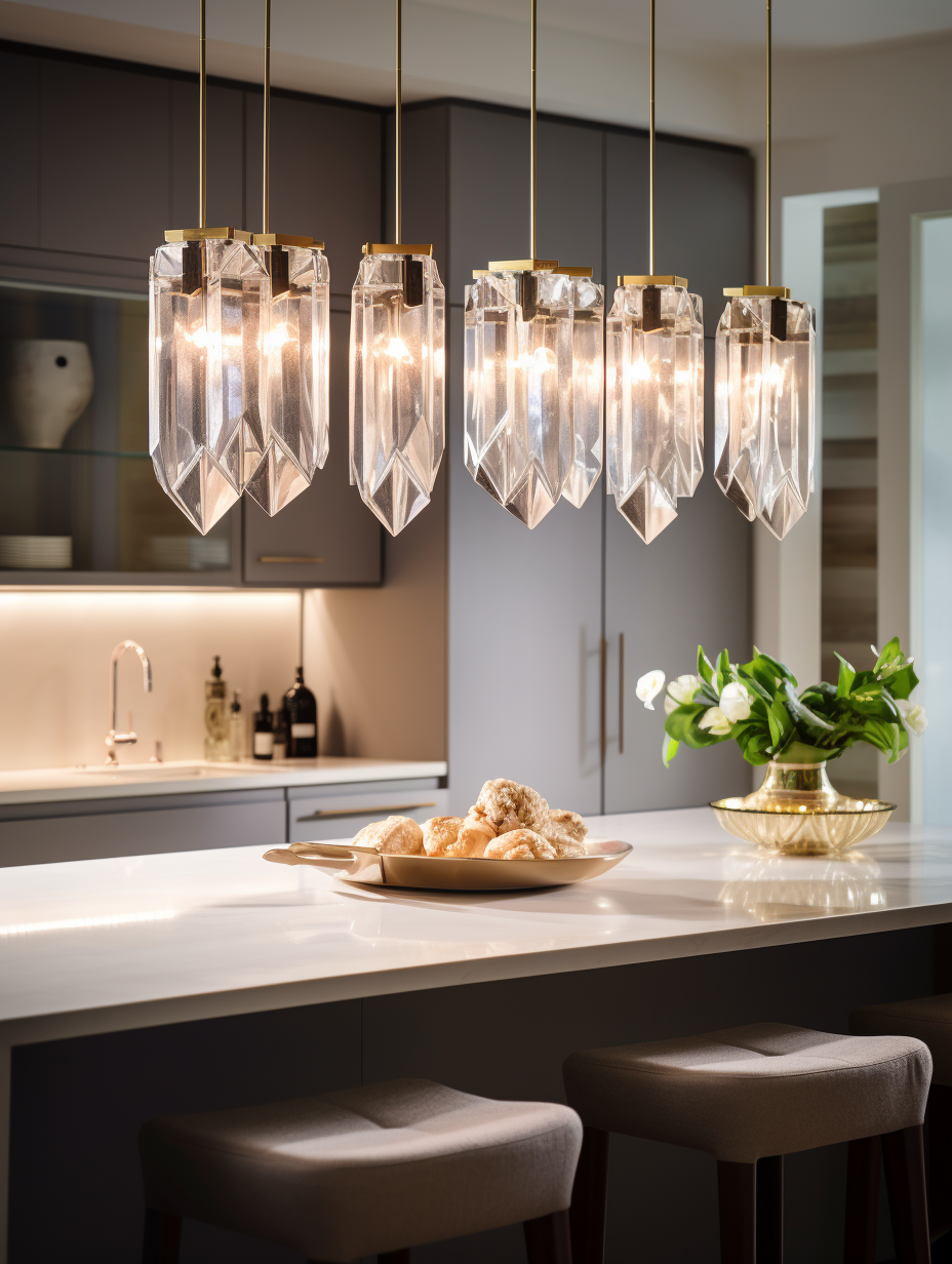 Diamond chandelier