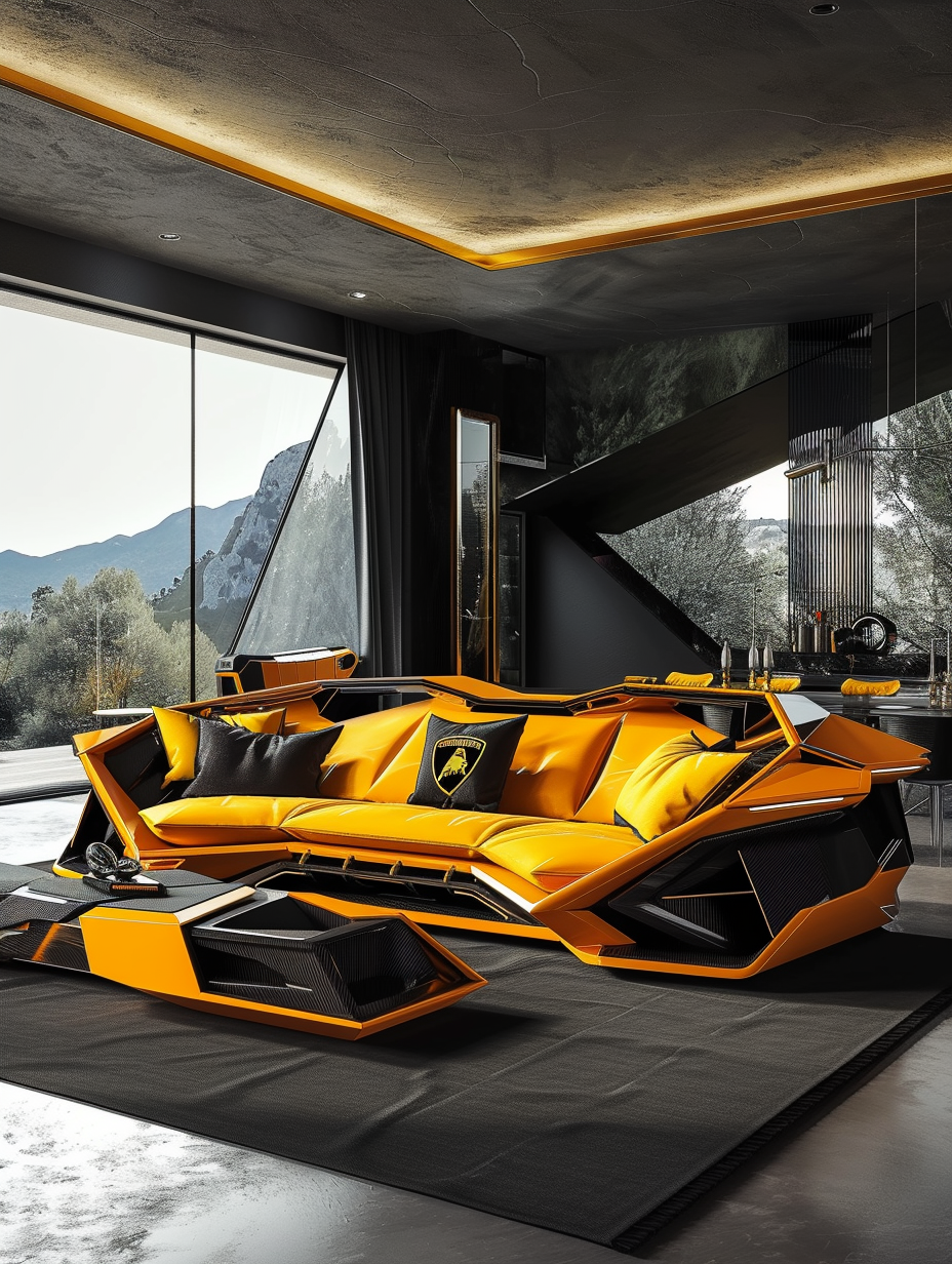 Lamborghini sofa