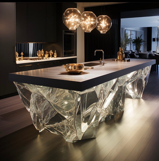 Crystal clean table