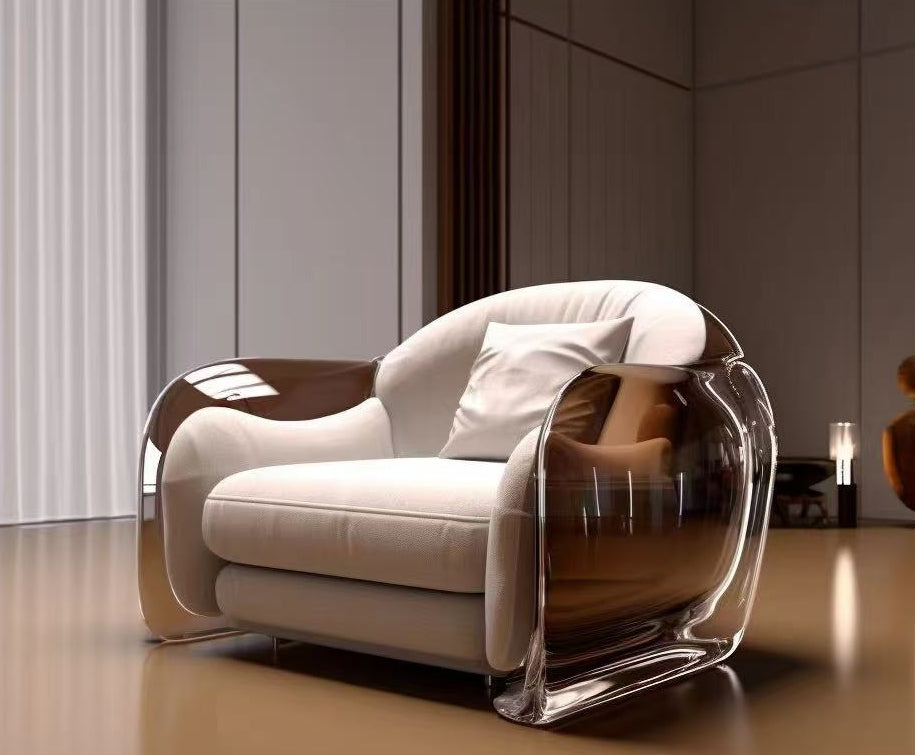A big single seat sofa