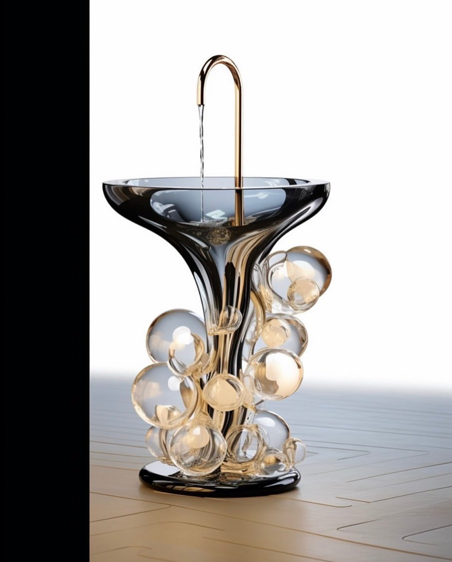 Crystal elegant sink