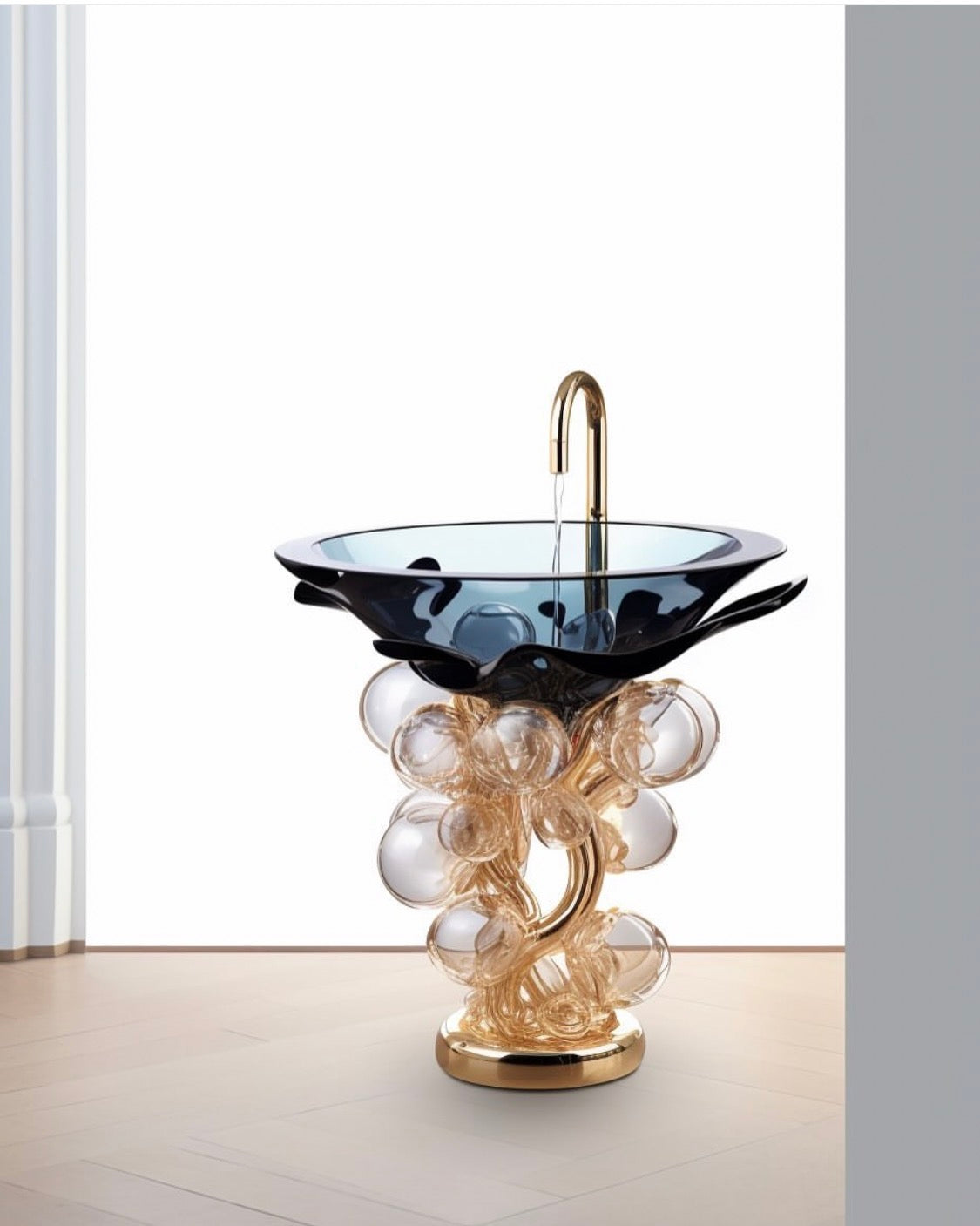 Crystal elegant sink