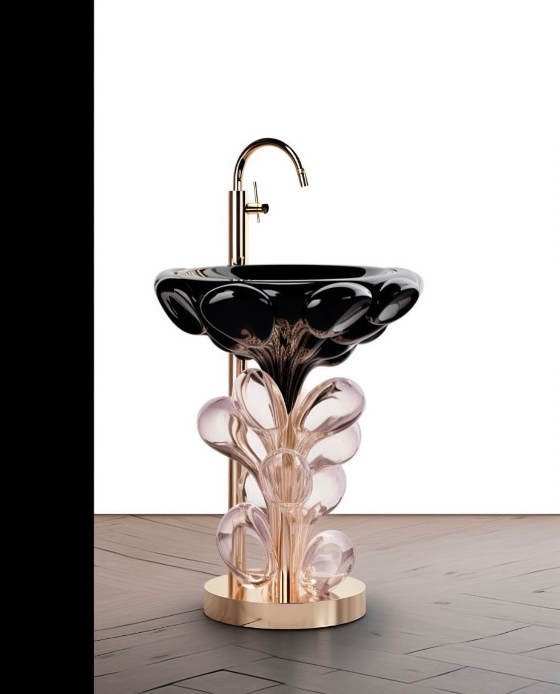 Crystal elegant sink