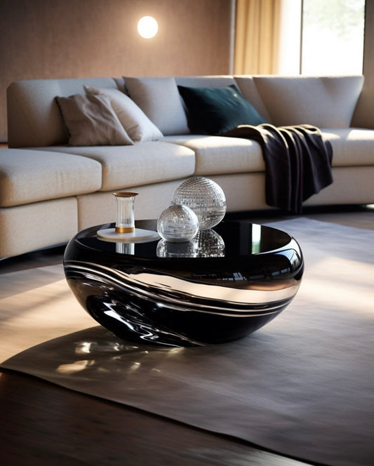Crystal coffee table