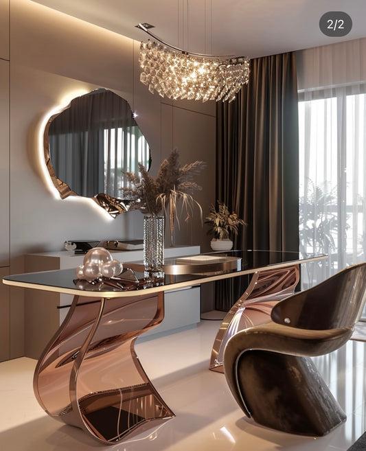 A luxury crystal dresser