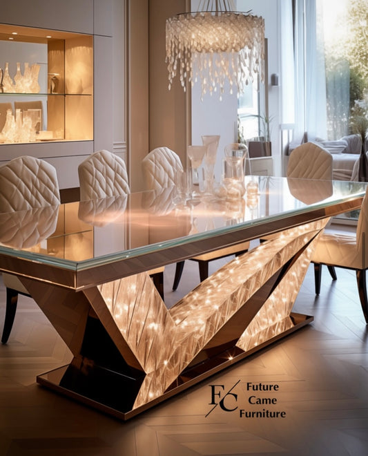 Luxury crystal table