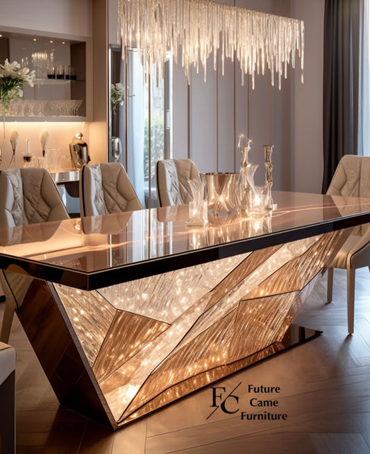 Luxury crystal table