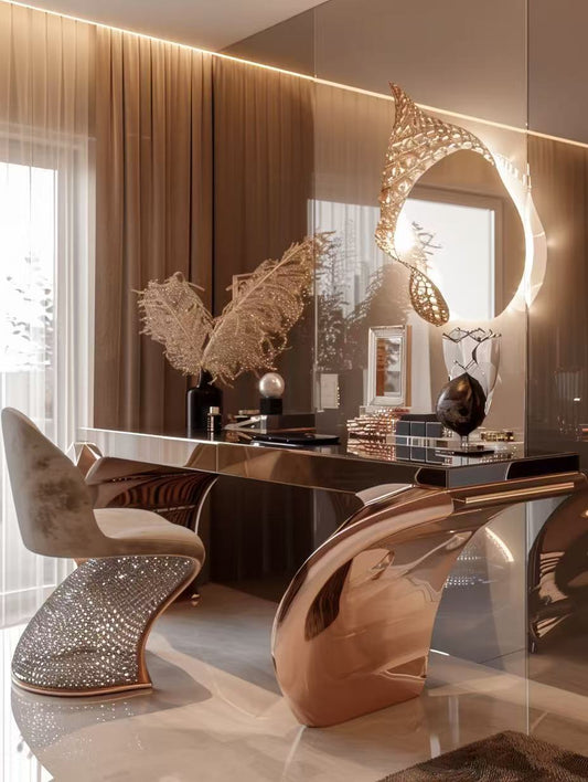 A luxury resin dresser