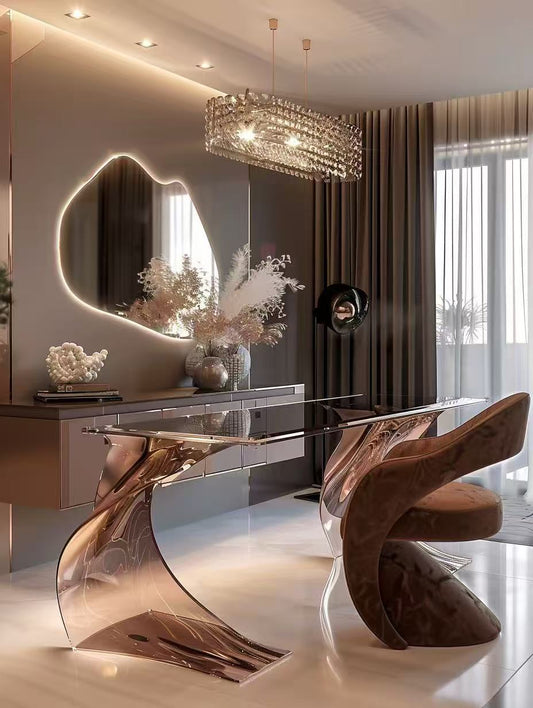 A luxury resin dresser