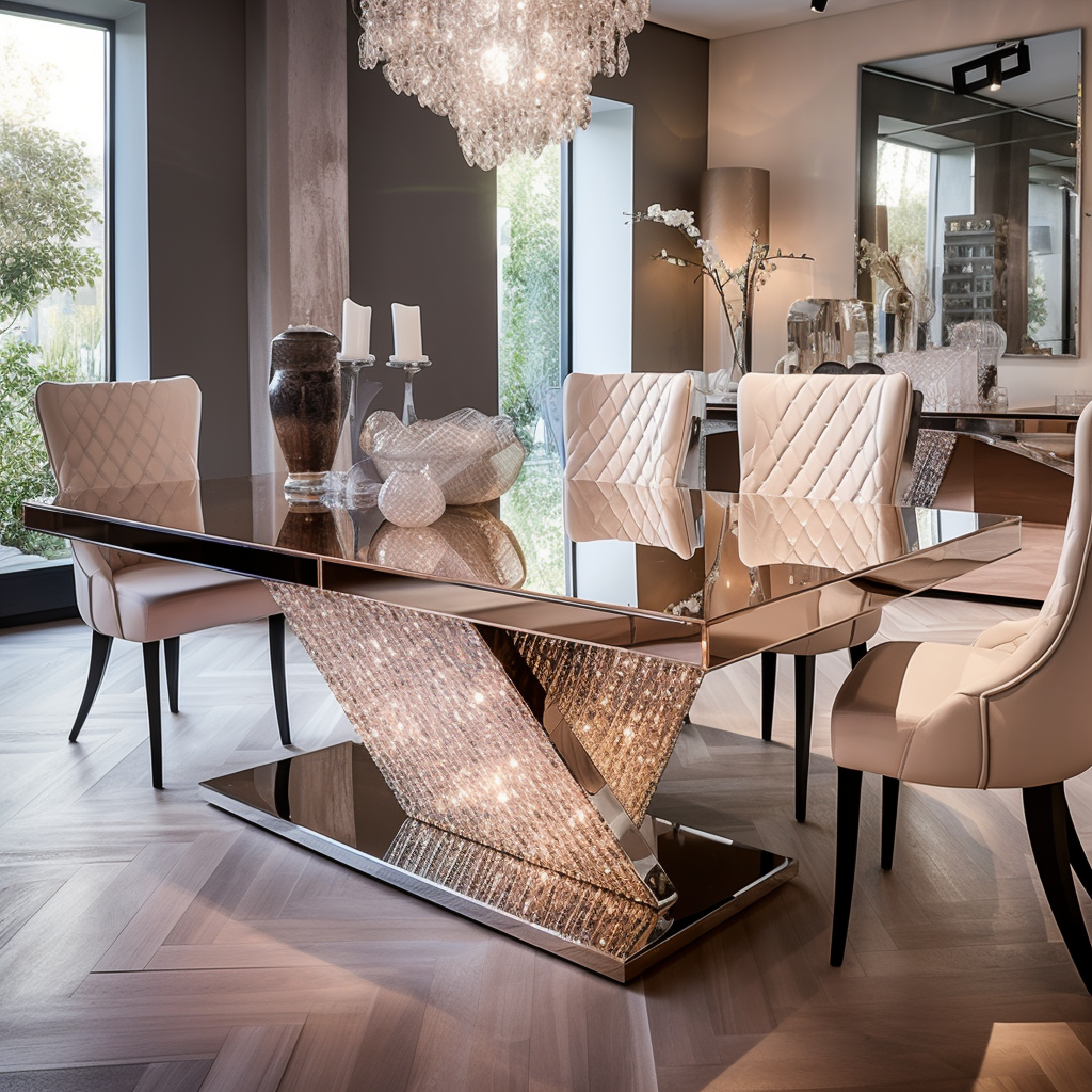 Diamond  dining table 4