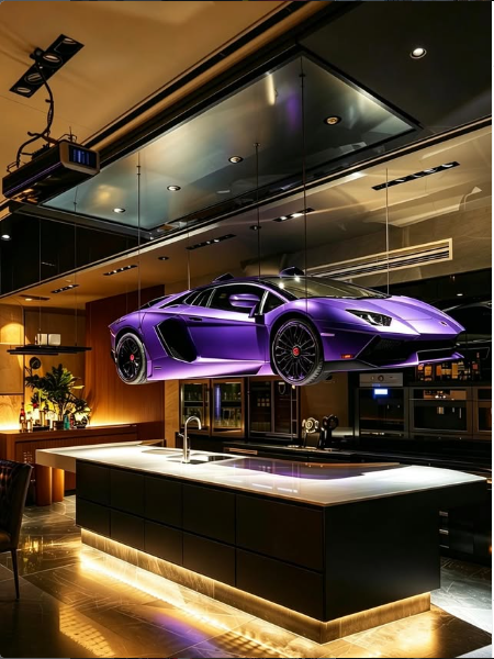 Lamborghini  Aventador Ceiling Art