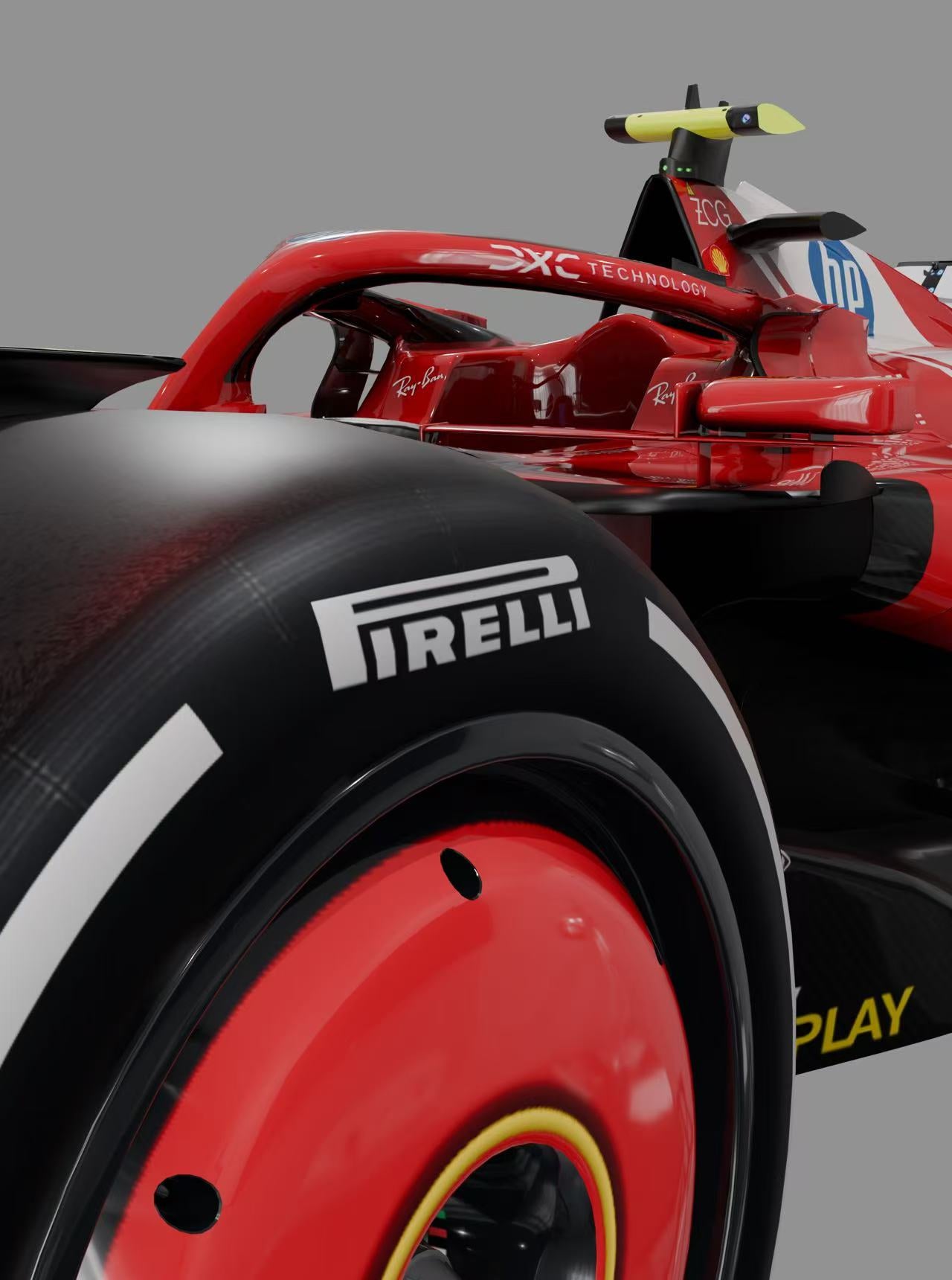 Ferrari SF25 F1 Wall Decor