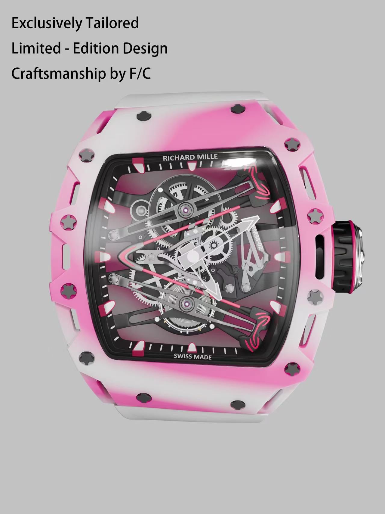 RM Pink Watch Table