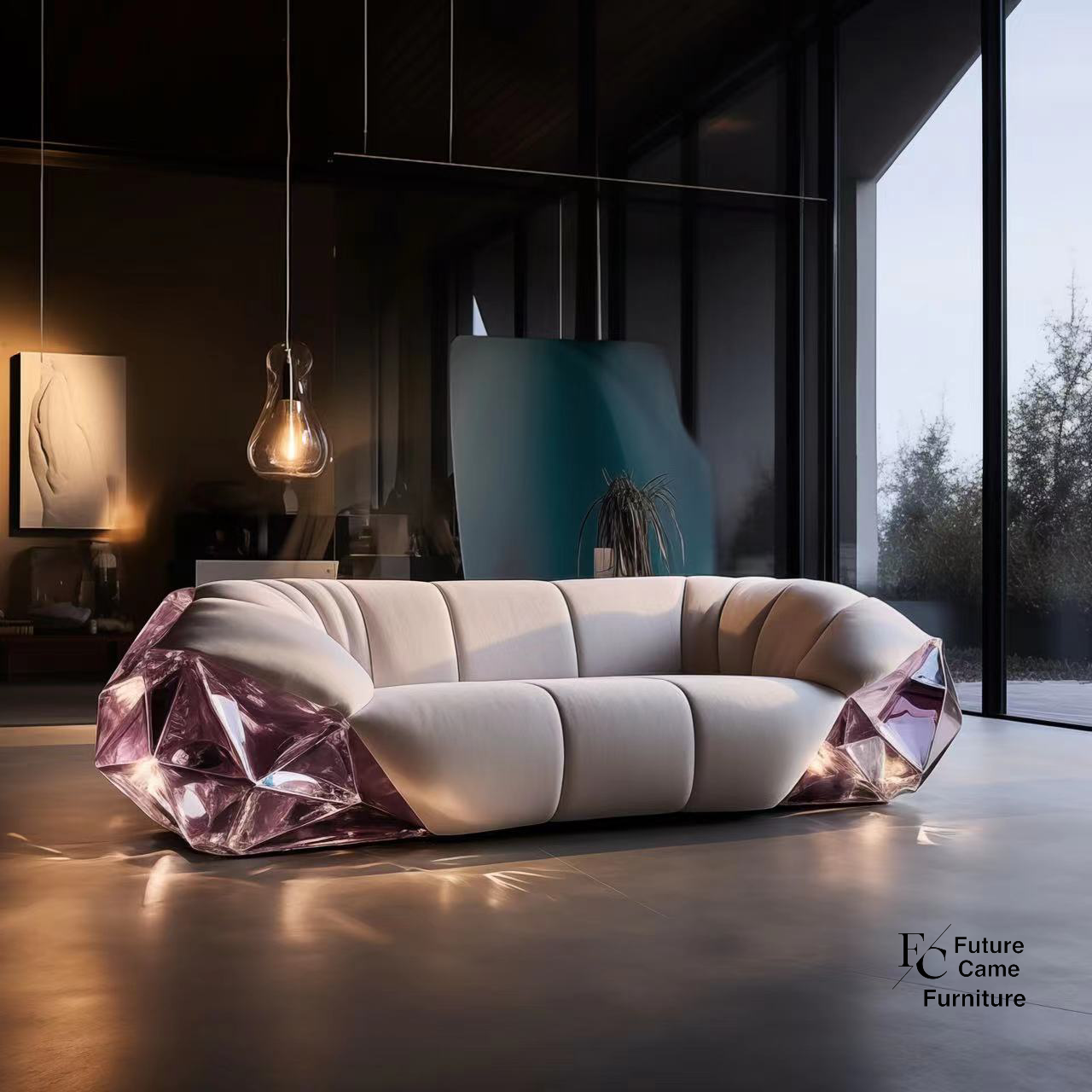 Crystal sofa