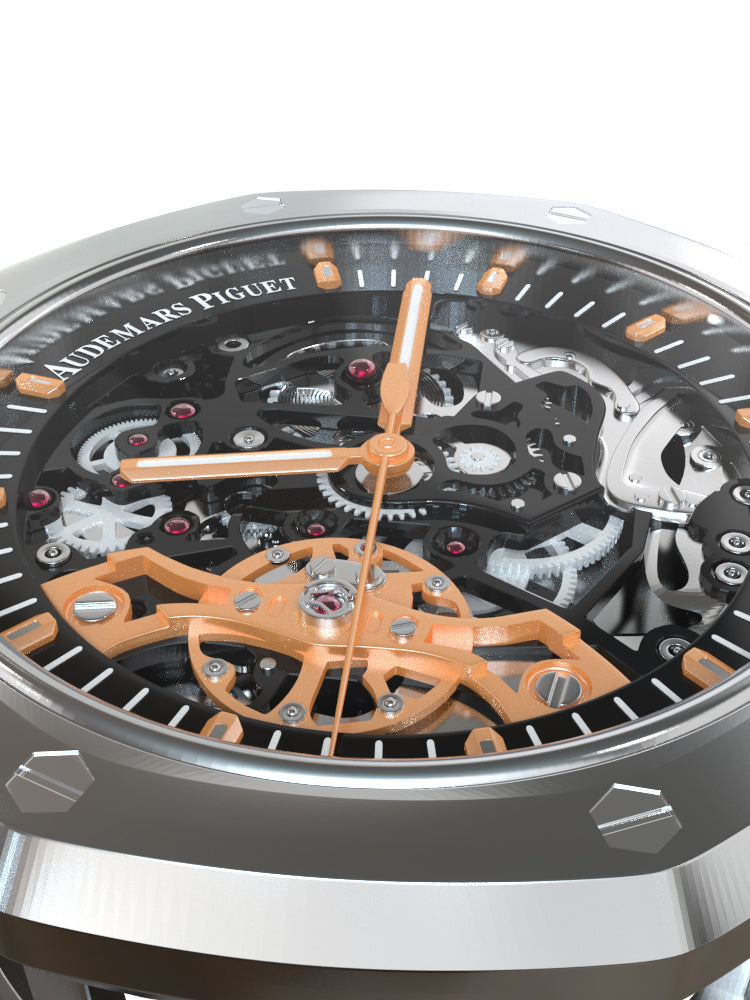 AP black gold table
