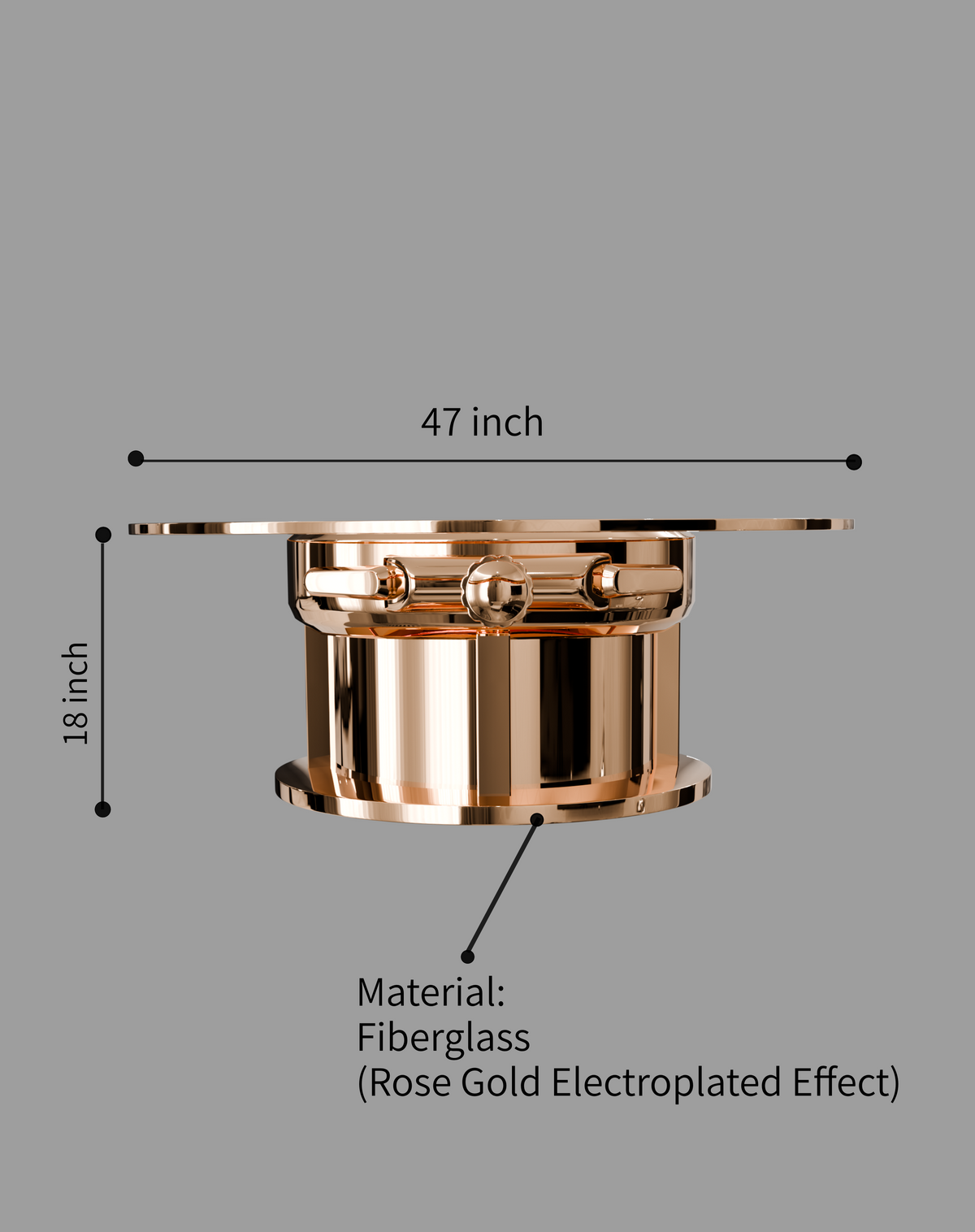 PP Rose Gold Coffee Table 3