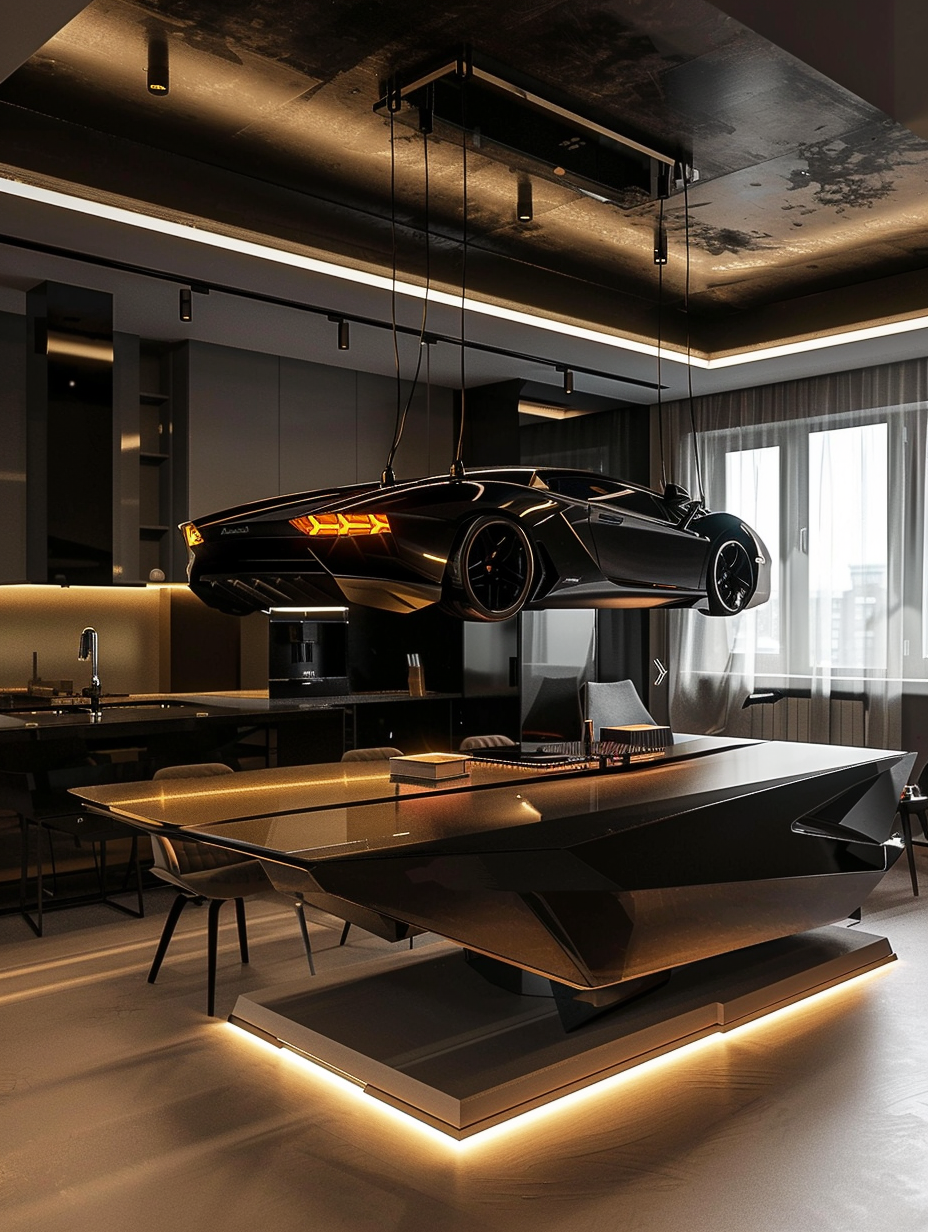 Lamborghini  Aventador Ceiling Art 2