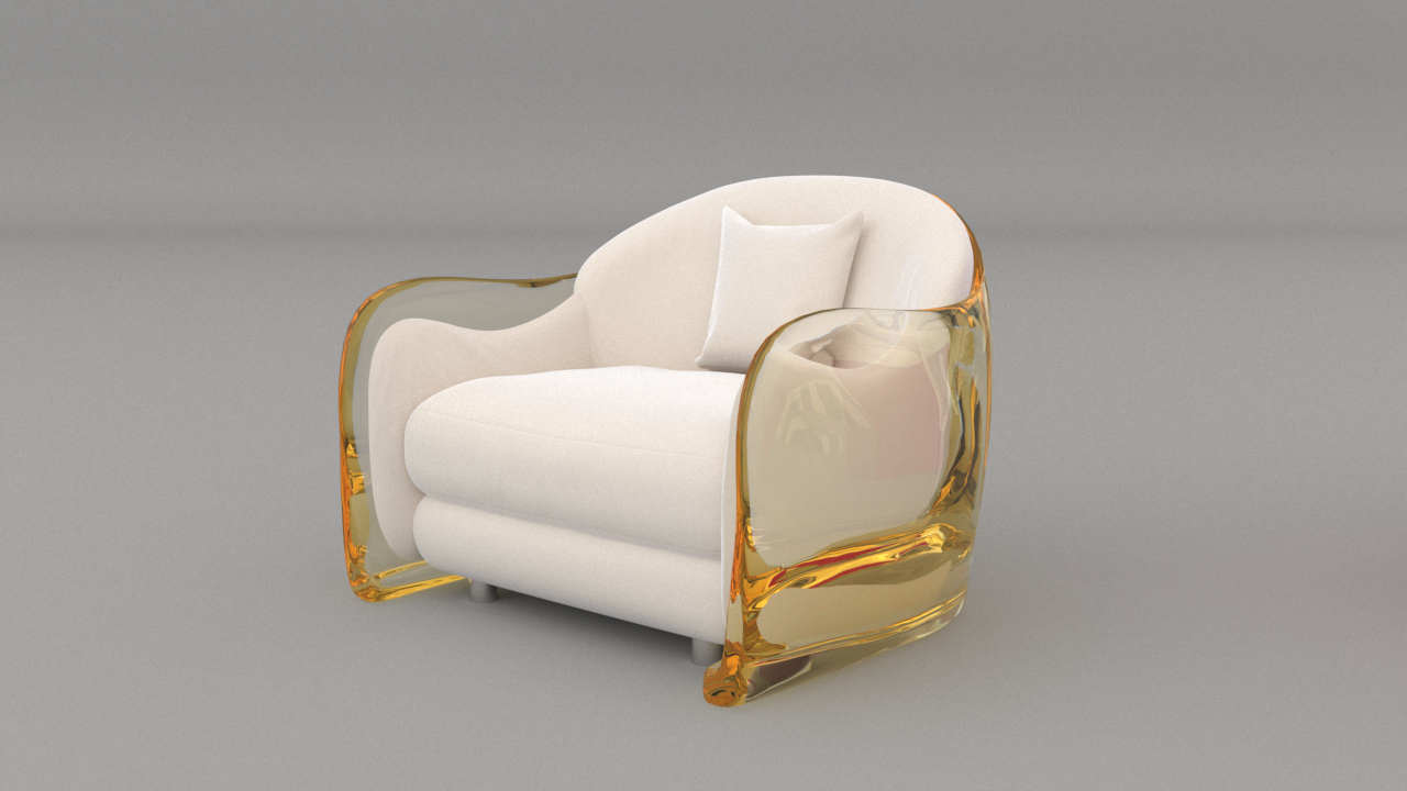 A big single seat sofa