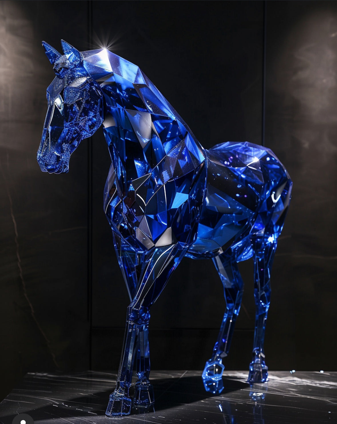 Crystal horse