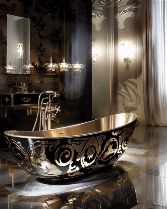 Metal bathtub