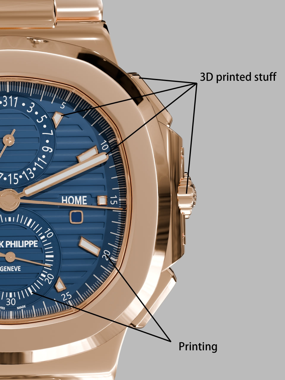 PP Rose Gold Coffee Table