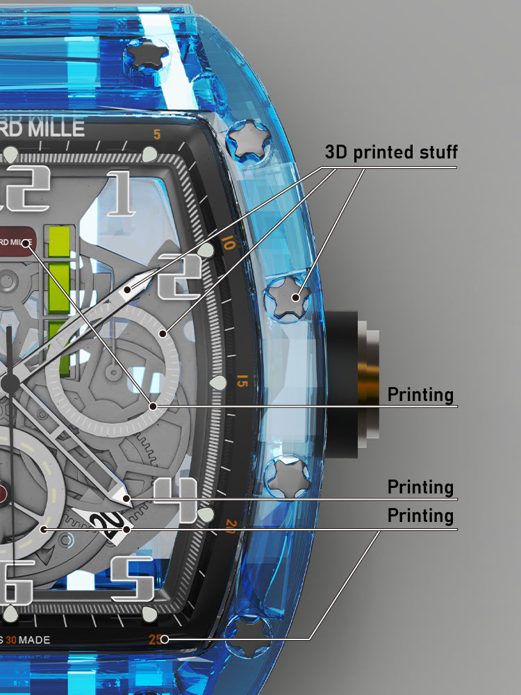 RM Ice Blue Watch Table