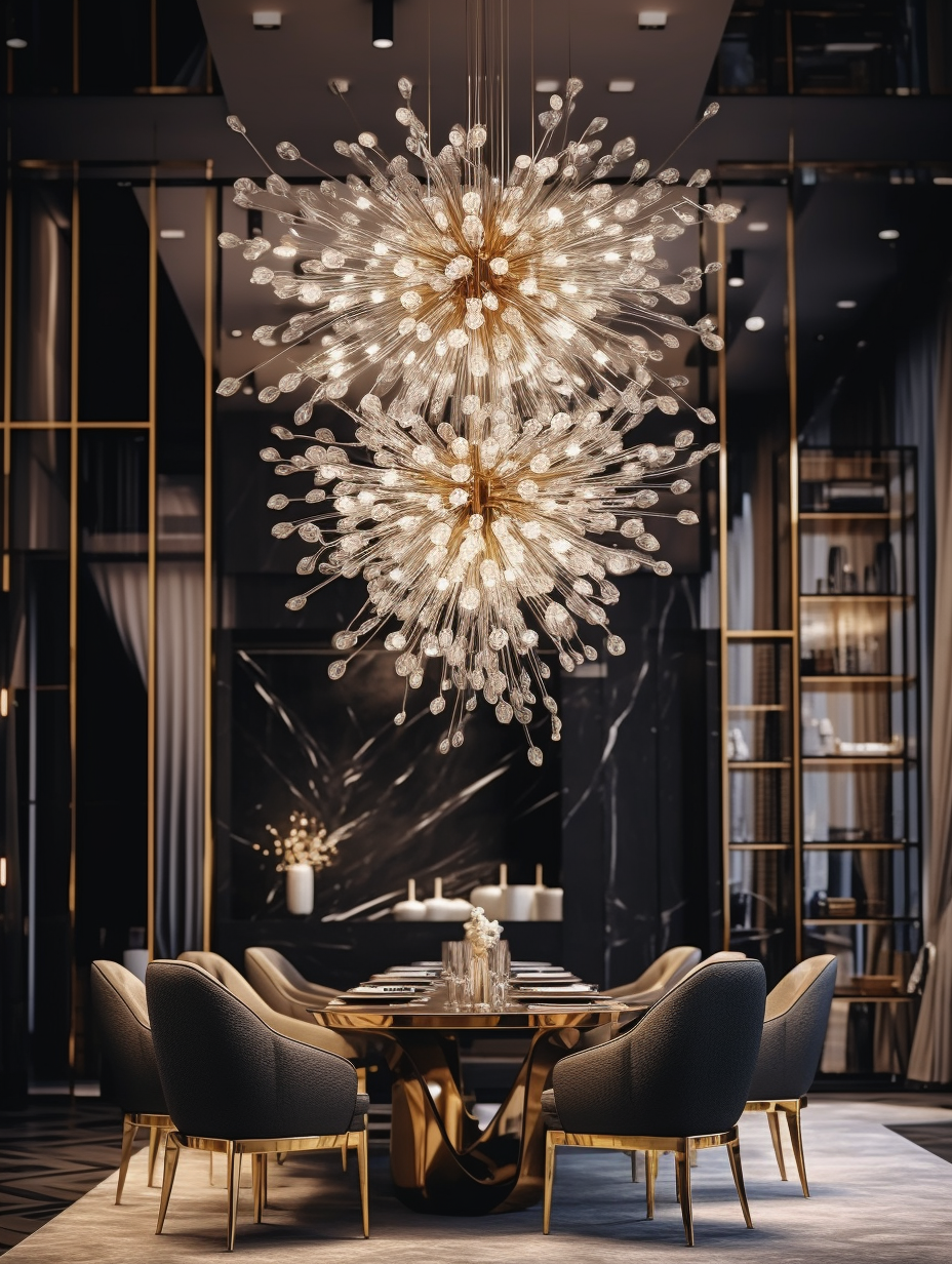 Crystal chandelier x