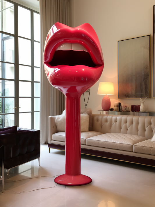 Monroe lips lamp