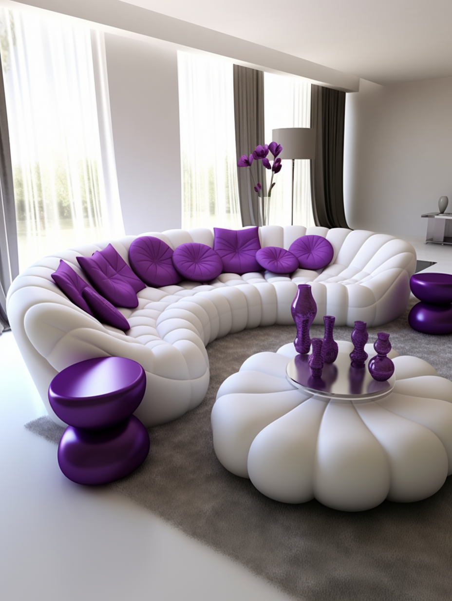 Purple sofa 2