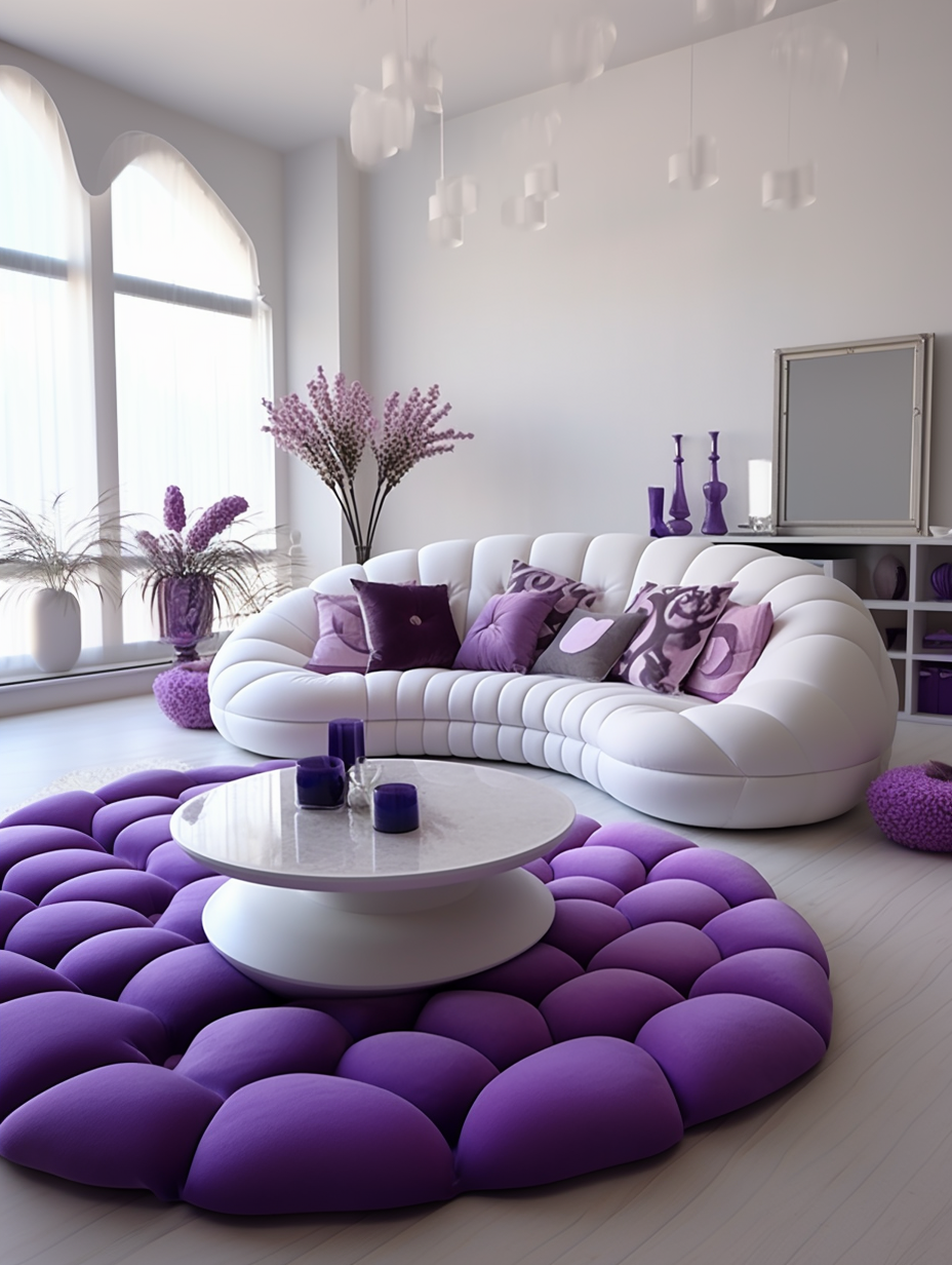 Purple sofa 4