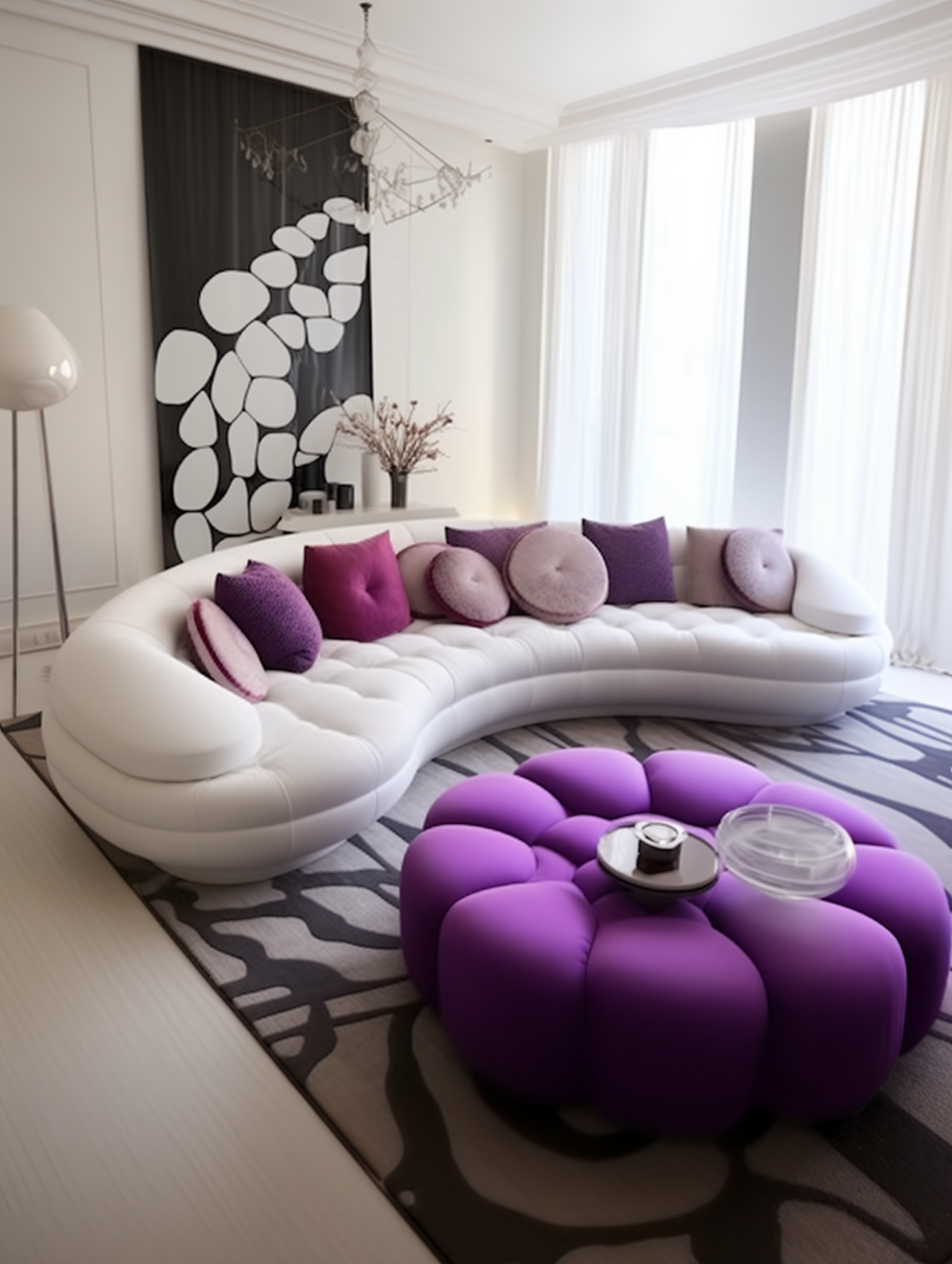 Purple sofa 3