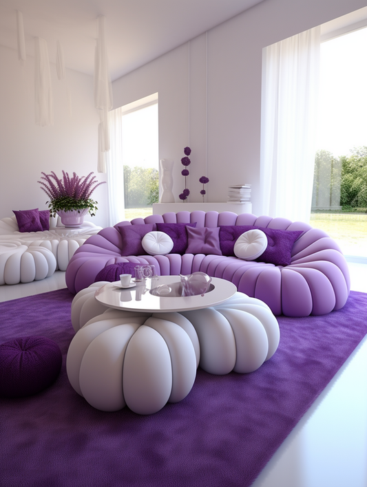 Purple sofa 1